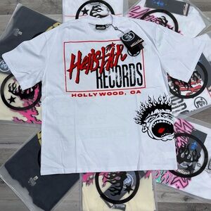 Hellstar Records White Graphic Tee